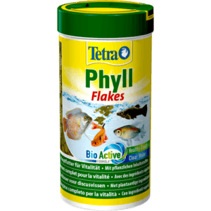 Tetra Phyll Flakes 1l - Храна за всички растителноядни риби на люспа