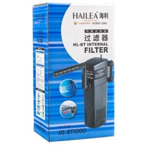Hailea BT-1000 вътрешен филтър с механична и химична филтрация чрез активен въглен за аквариум
