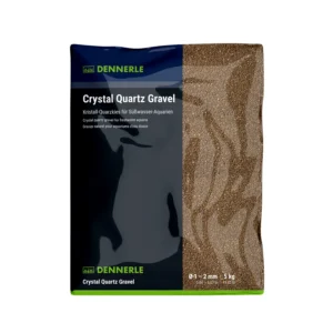 Dennerle Dark Brown кафяв кварцов грунд за сладководен аквариум 1-2 mm