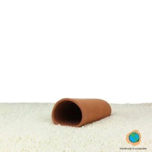 Керамична пещера за анциструс Cave Round Red Small