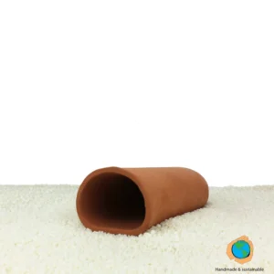 Керамична пещера за анциструс Cave Round Red Medium