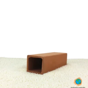 Керамична пещера за анциструс Cave Rectangle Medium Red