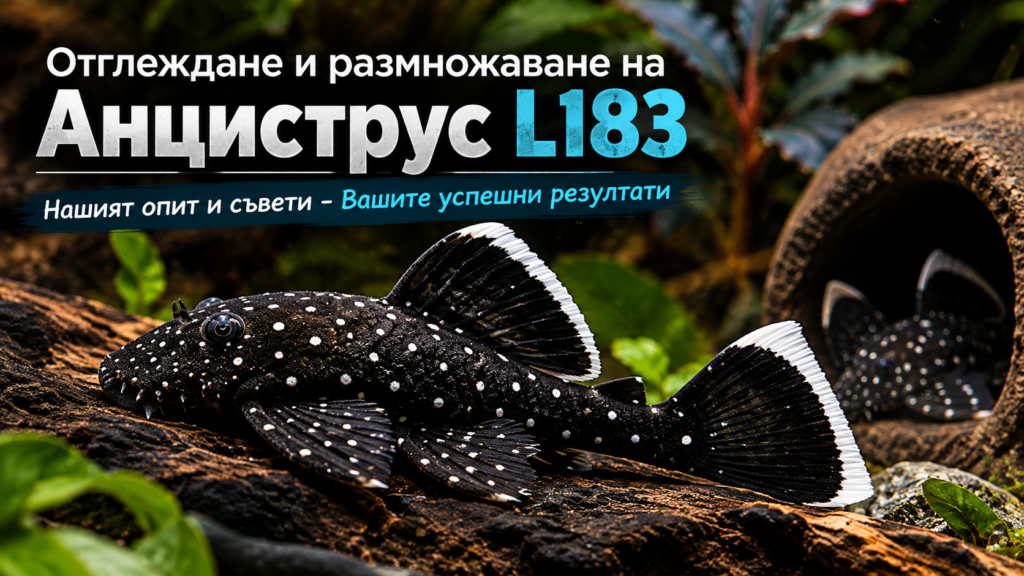 Отглеждане и размножаване на Анциструс L183 Нашият опит и съвети – Вашите успешни резултати