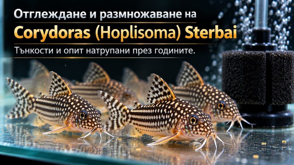 Отглеждане и размножаване на Corydoras (Hoplisoma) Sterbai
